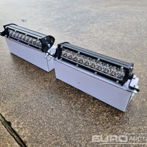 Unused 7" 60W LED Light Bar, Mounting Brackets, IP68 Waterproof (2 of) 