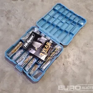 Unused 130pcs Mixed Multi Drill Bit Set 