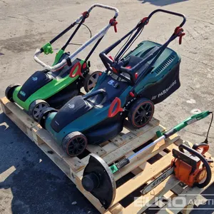 Electric Lawnmower (2 of) + Grass Cutter + Chainsaw 