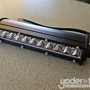 Unused 7" LED Light Bars, 12v-60v, 60W, Mounting Brackets (2 of) 