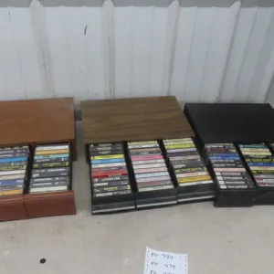 100 Music Cassettes in 3 Cases, Lots of Rock and Roll 