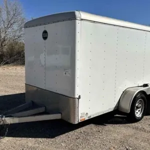 (TX) 2008 Wells Industries Enclosed Cargo Trailer
