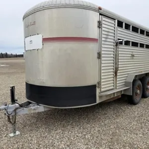 1994 Keifer 16' Pull Type Stock Trailer