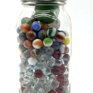 Encapsulated Figure 1.5” Glass Shooter Marble