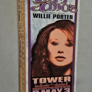 1996 Tori Amos Concert Poster Artist Signed