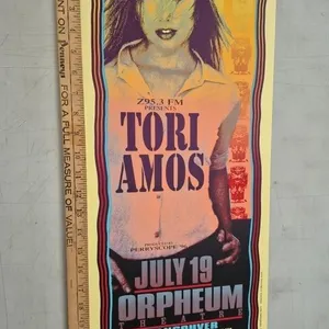 1996 Tori Amos Concert Poster Artist Signed