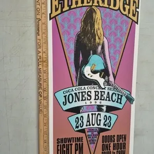1996 Melissa Etheridge Concert Poster