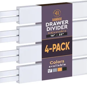 NEW $42 (16"-22") Drawer Divider Organizers