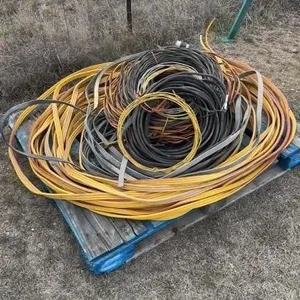 Mixed lot of used electrical  wire.