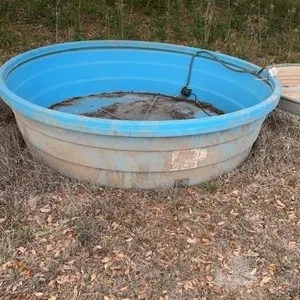Large water tank. Had water in it before plug was