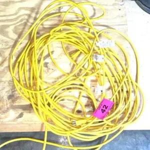 12G 100' YELLOW EXTENSION CORD