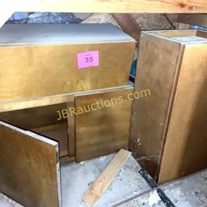 USED WOOD CABINETS