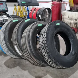 (4) Commercial Truck Tires from Hercules, Firestone, and Goodyear