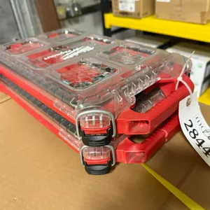 (2) Milwaukee Packout Cases with Imperial & Metric Ratchet & Socket Set