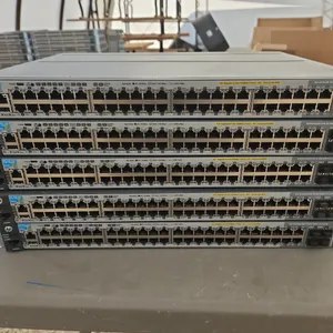 Lot of 5 Assorted HP Computer Switches Condition Unknown