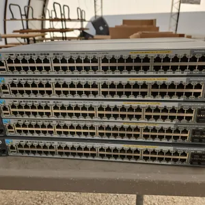 Lot of 5 Assorted HP Computer Switches Condition Unknown