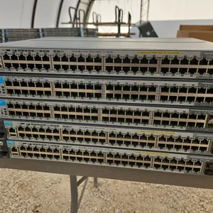 Lot of 5 Assorted HP Computer Switches Condition Unknown