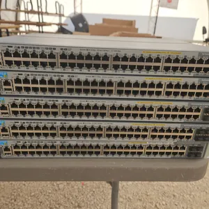 Lot of 5 Assorted HP Computer Switches Condition Unknown