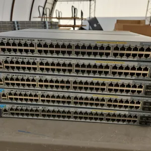 Lot of 5 Assorted HP Computer Switches Condition Unknown