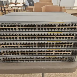 Lot of 5 Assorted HP Computer Switches Condition Unknown