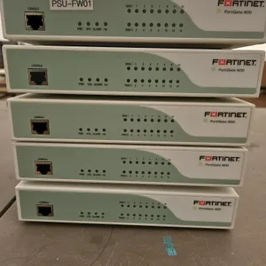 Lot of 5 Assorted Fortinet Computer Switches Condition Unknown