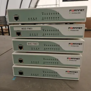 Lot of 5 Assorted Fortinet Computer Switches Condition Unknown