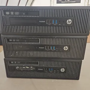 Lot of 3 Assorted HP Desktop Cpu Condition Unknown