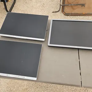 Lot of 3 Assorted Hp Computer Monitors Condition Unknown No Stands
