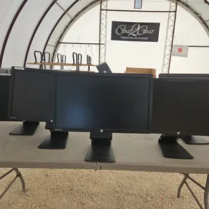 Lot of 5 Assorted HP Computer Monitors Condition Unknown