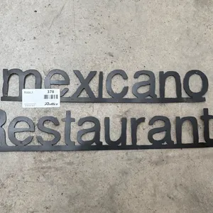(2) Metal Signs