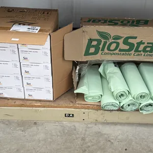 SH Disposable Vinyl Gloves and BioStar Compostable Can Liners