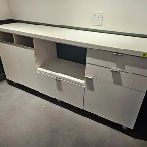 Corian Like Top Cabinet, 72"x16.5"x34"