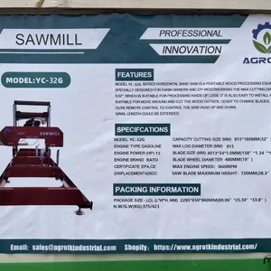 Scierie mobile AGT YC-32G 2026
 UNRESERVED