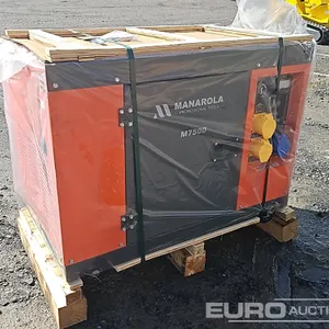 Unused 9 KvA Diesel Super Silent 240/110V Generator 