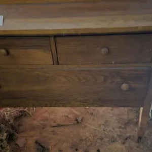 Oak Dresser on Wheels 38 x 28
