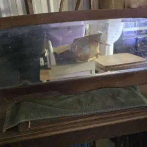 Antique Oak Mirror (4 Flames) 37" x 13.75"