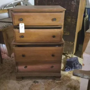 Early 1920s Oak Chest of Drawers-