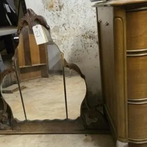 Decorative Antique Mirror  16.25 x 28.75" T