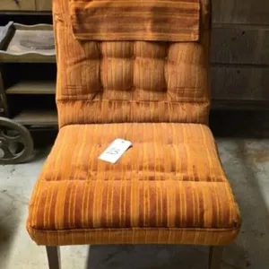 Retro Orange Accent Chair