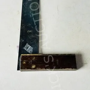 W.L.&S wood & brass square - 11" long
