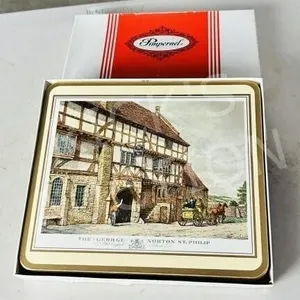 set of 6 Pimpernel English inn place mats