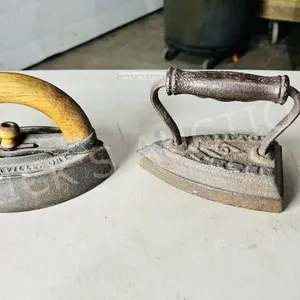 2 antique sad irons