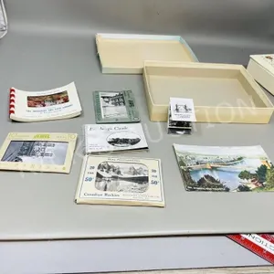 collection mini postcard booklets - UK & France