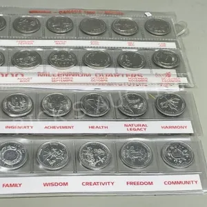 1999 & 2000 Canadian millennium coin sets