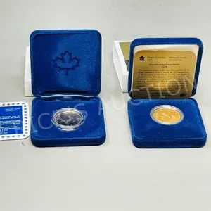 1987 & 1995 Canadian proof loonie coins