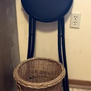 Folding Stool and Basket
- basket is 13” x 12.5”