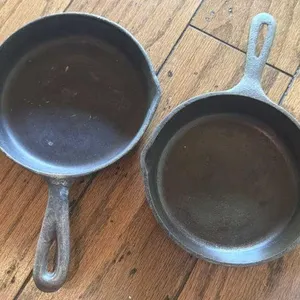 (2) Small Cast Iron Skillets 6.5”