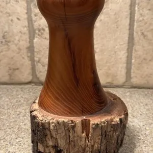 Handmade Wood Vase by Larry Pacey 7” Tall
