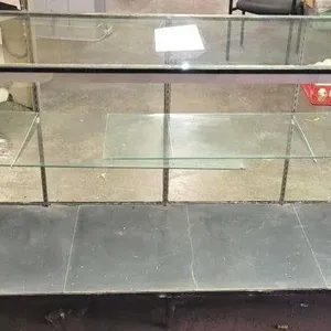 Glass Display Case - 78" x 22" x 39.75"