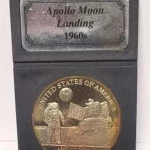 Apollo Moon Landing 1960s - .999 Fine Silver